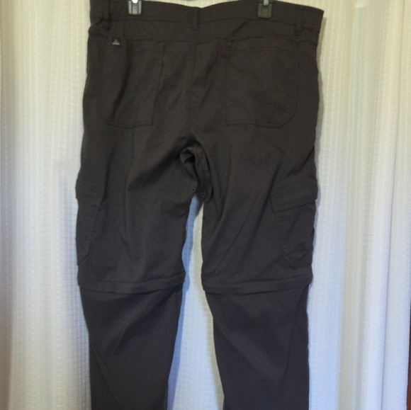 PrAna Pants Zip Off Gray 38x32 - Picture 6 of 10